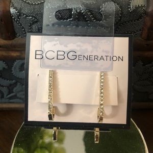 BCBG small hoop earrings - brand new